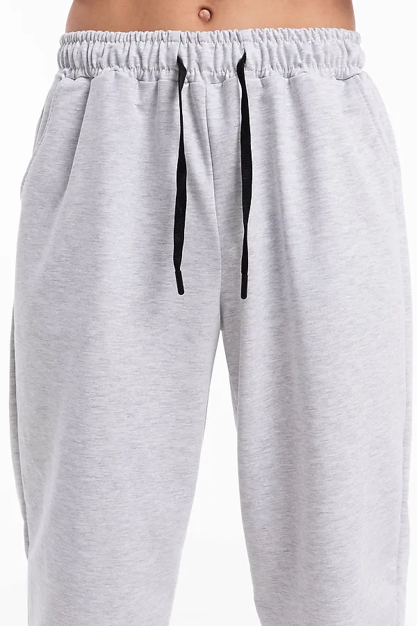 Брюки Грей 1 НАТАЛИ, светло-серый меланж - фото 2