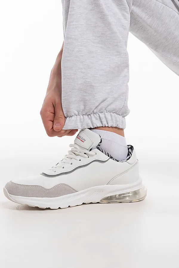 Брюки Грей 1 НАТАЛИ, светло-серый меланж - фото 2