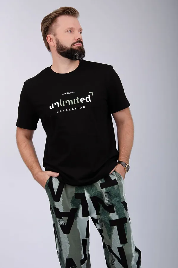 Пижама с брюками Генри НАТАЛИ, черный - фото 2