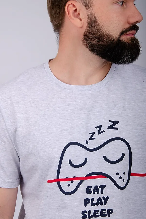 Пижама с брюками Стэнли 2 НАТАЛИ, темно-синий - фото 2