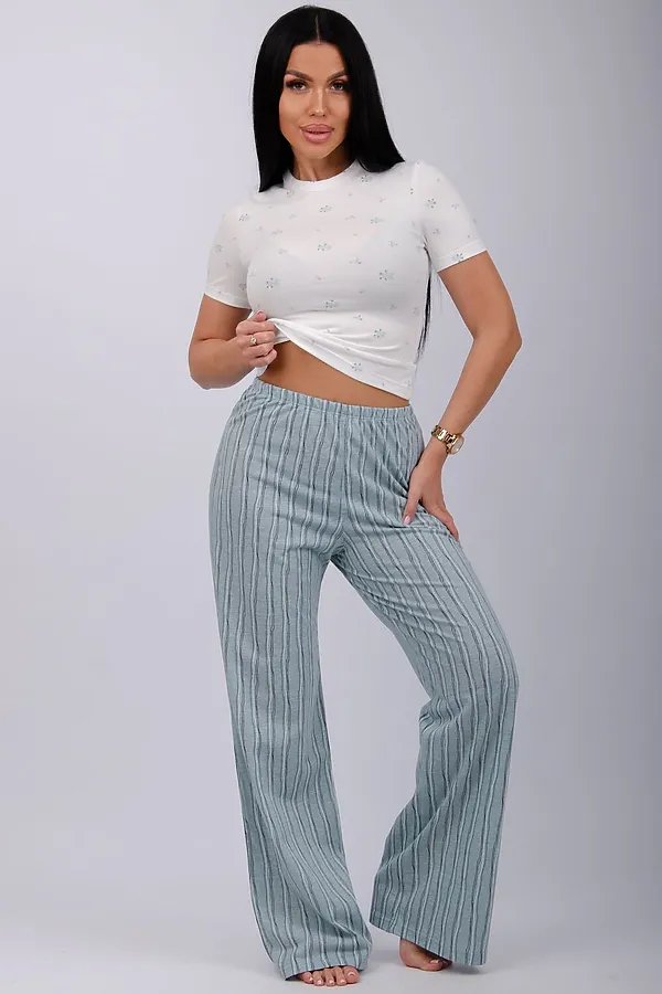 Пижама с брюками Брунелла НАТАЛИ, белый - фото 2