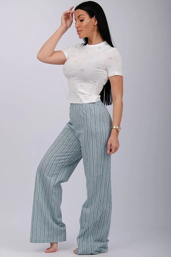 Пижама с брюками Брунелла НАТАЛИ, белый - фото 2