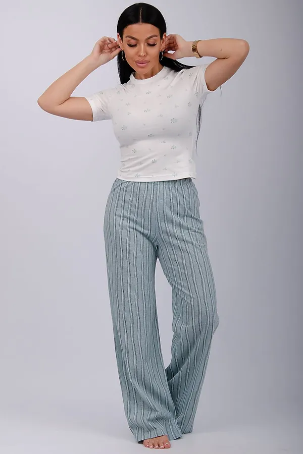 Пижама с брюками Брунелла НАТАЛИ, белый - фото 2