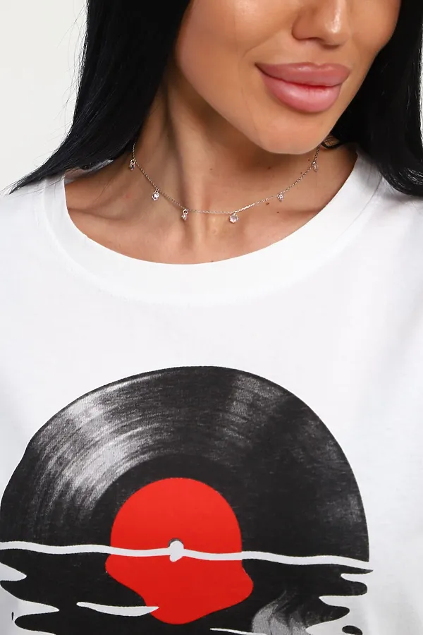 Футболка 85664 НАТАЛИ, белый - фото 2