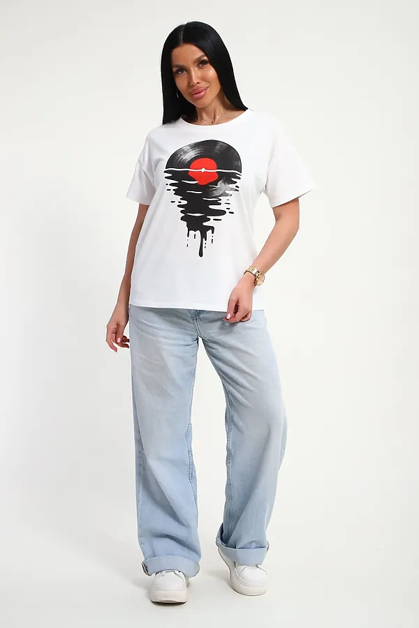 Футболка 85664 НАТАЛИ, белый - фото 2