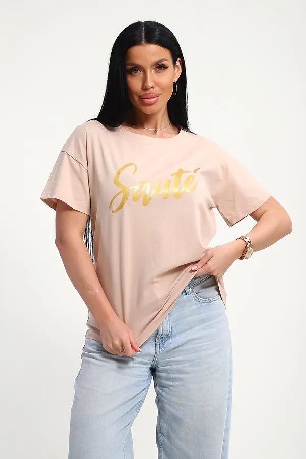 Футболка 85662 НАТАЛИ, бежевый - фото 2