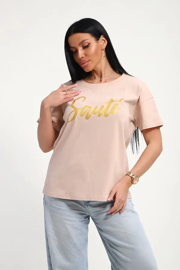 Футболка 85662 НАТАЛИ, бежевый - фото 2