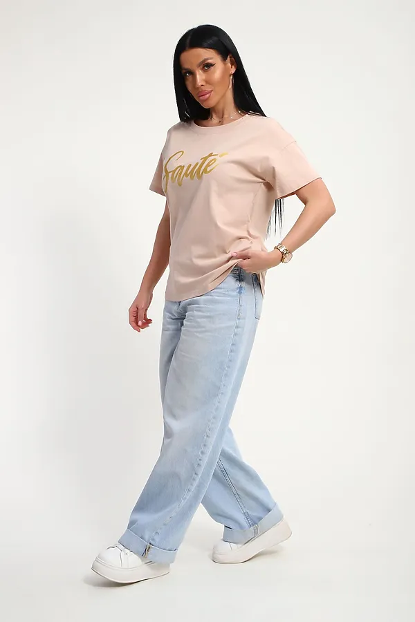 Футболка 85662 НАТАЛИ, бежевый - фото 2