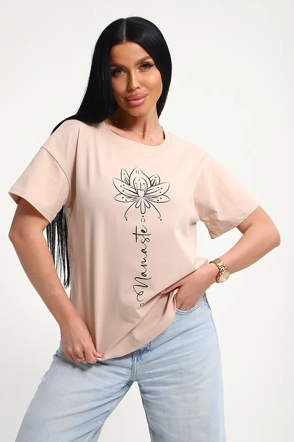 Футболка 85659 НАТАЛИ, бежевый - фото 2