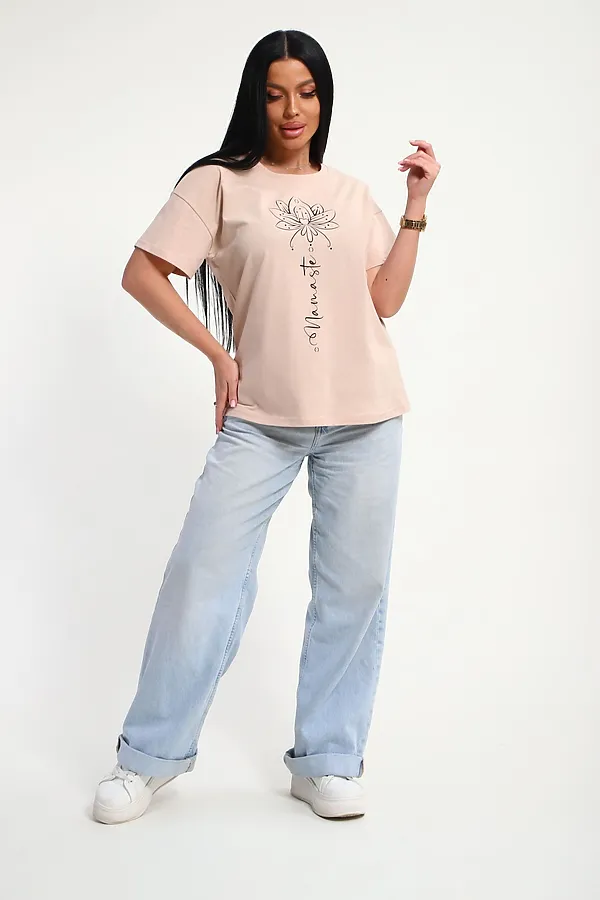 Футболка 85659 НАТАЛИ, бежевый - фото 2