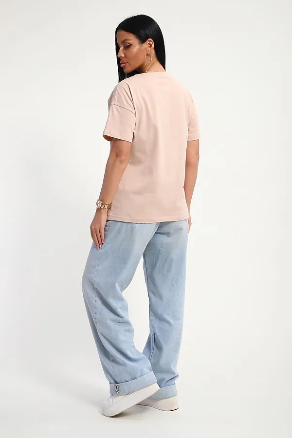 Футболка 85659 НАТАЛИ, бежевый - фото 2