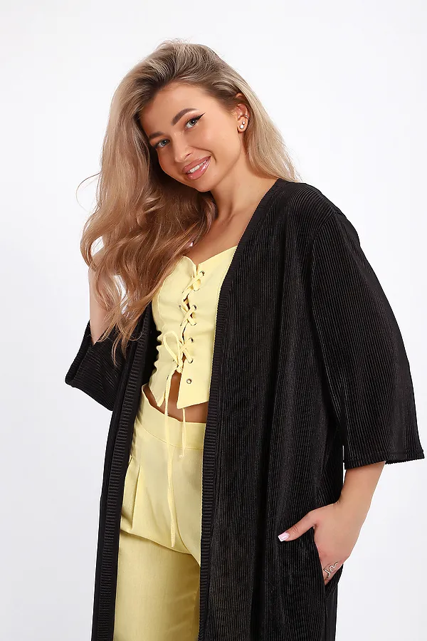 Кардиган 32744 НАТАЛИ, черный - фото 2