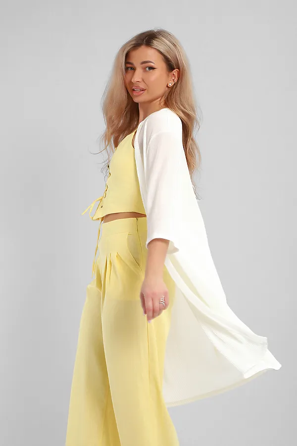 Кардиган 32744 НАТАЛИ, молочный - фото 2