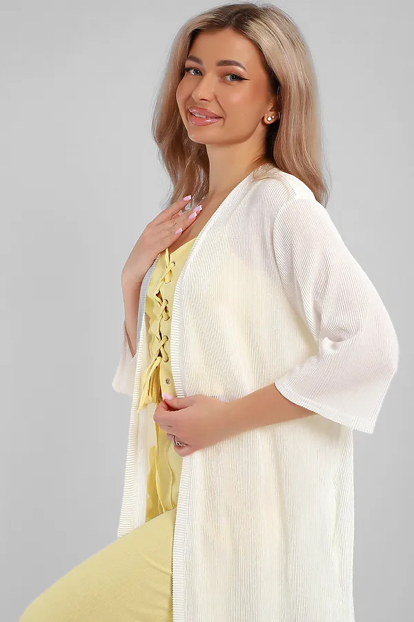 Кардиган 32744 НАТАЛИ, молочный - фото 2