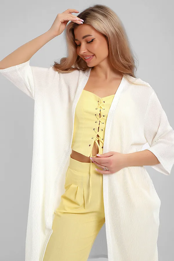 Кардиган 32744 НАТАЛИ, молочный - фото 2