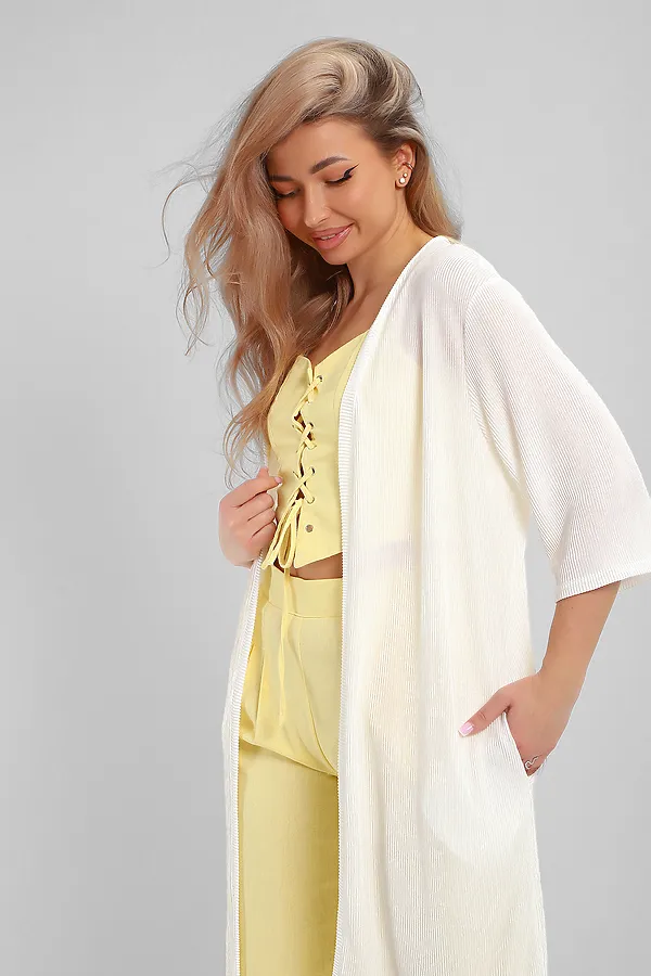 Кардиган 32744 НАТАЛИ, молочный - фото 2