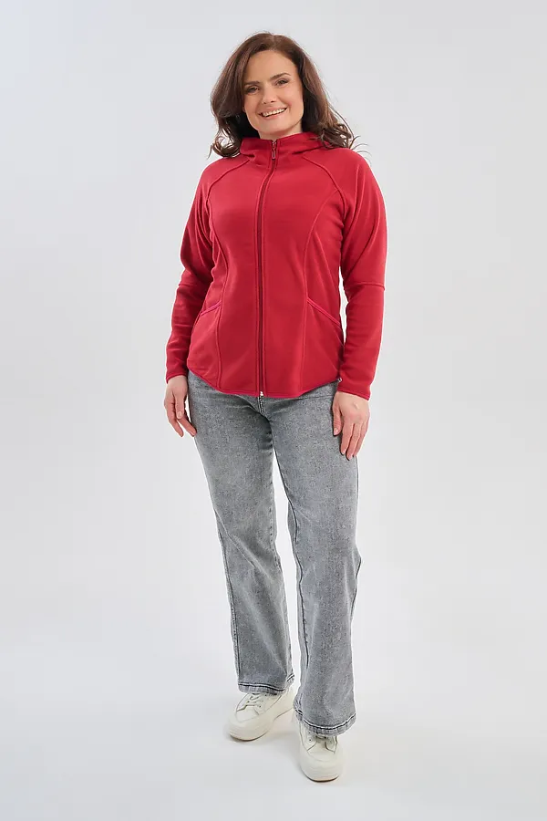 Толстовка 75011 НАТАЛИ, бордовый - фото 2