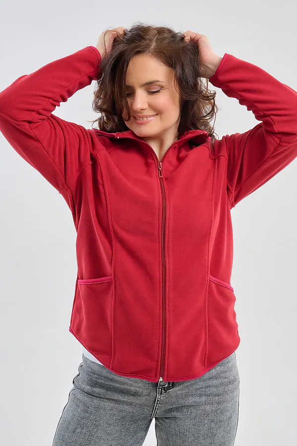 Толстовка 75011 НАТАЛИ, бордовый - фото 2