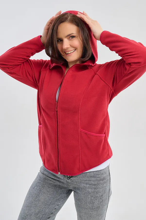 Толстовка 75011 НАТАЛИ, бордовый - фото 2