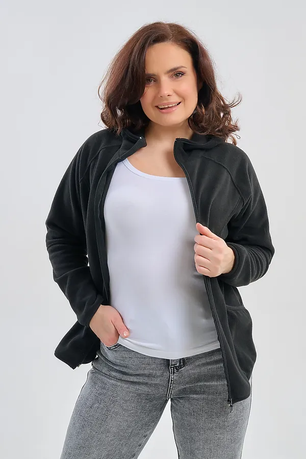 Толстовка 75011 НАТАЛИ, черный - фото 2