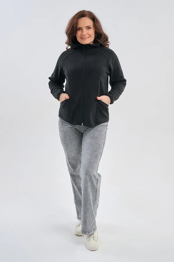 Толстовка 75011 НАТАЛИ, черный - фото 2