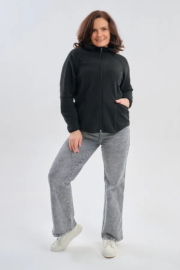 Толстовка 75011 НАТАЛИ, черный - фото 2