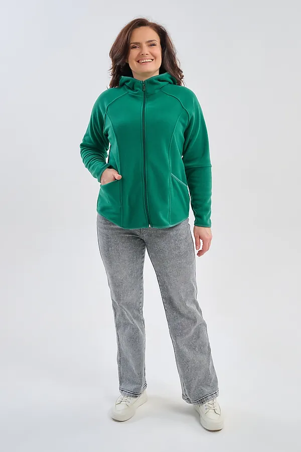 Толстовка 75011 НАТАЛИ, зелёный - фото 2