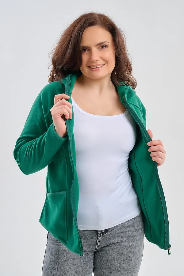 Толстовка 75011 НАТАЛИ, зелёный - фото 2