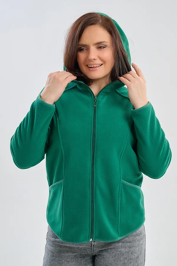 Толстовка 75011 НАТАЛИ, зелёный - фото 2