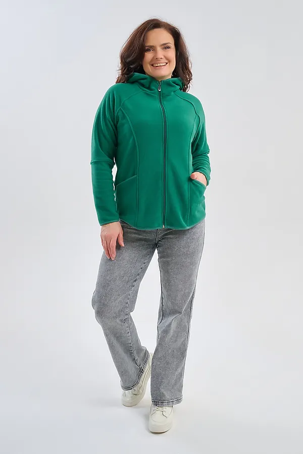 Толстовка 75011 НАТАЛИ, зелёный - фото 2