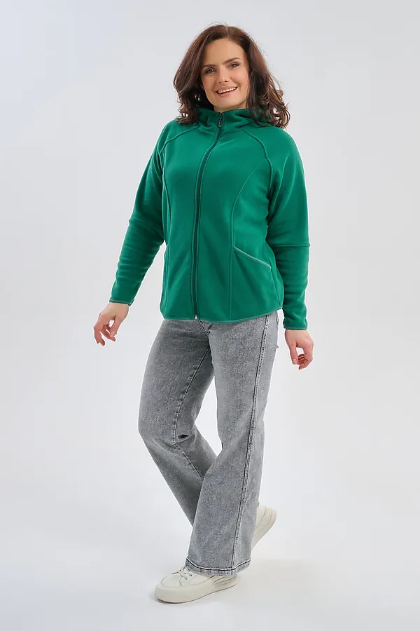 Толстовка 75011 НАТАЛИ, зелёный - фото 2