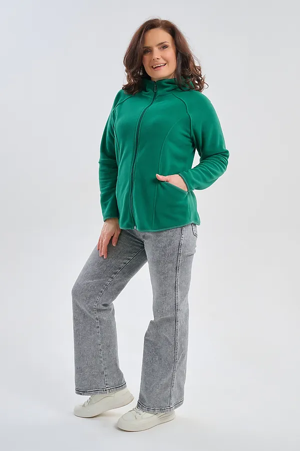 Толстовка 75011 НАТАЛИ, зелёный - фото 2