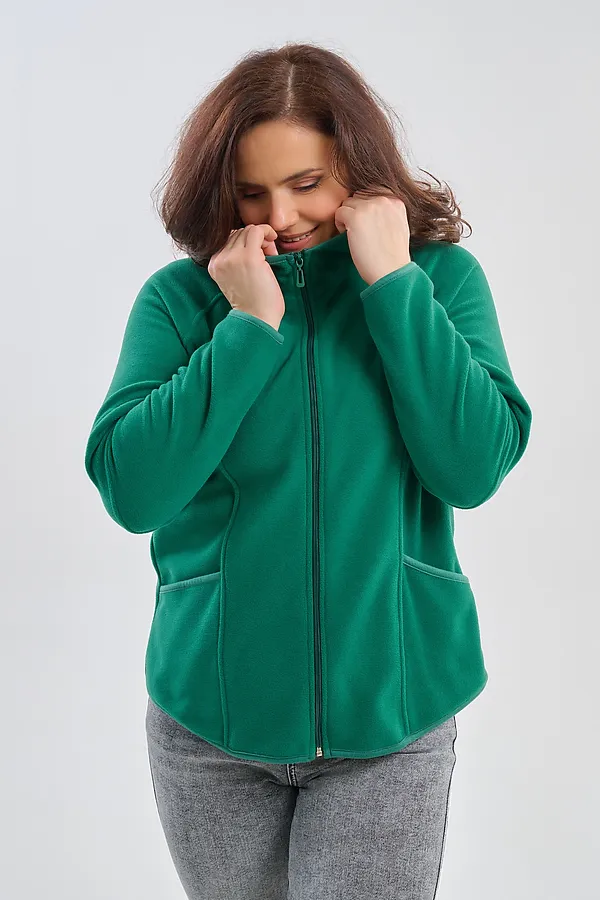 Толстовка 75011 НАТАЛИ, зелёный - фото 2