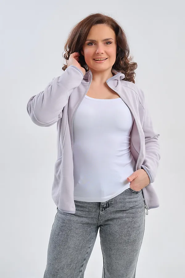 Толстовка 75011 НАТАЛИ, жемчужно-серый - фото 2