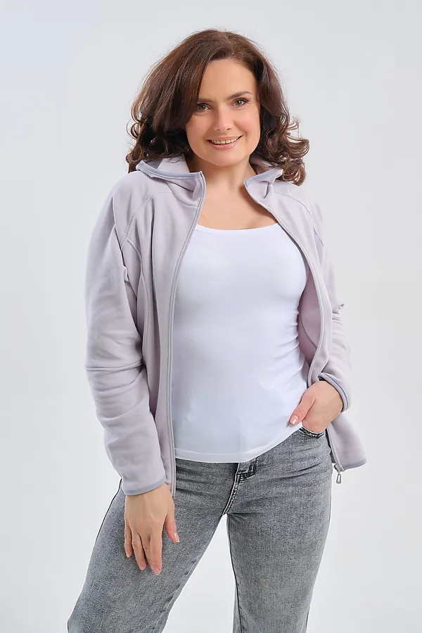 Толстовка 75011 НАТАЛИ, жемчужно-серый - фото 2