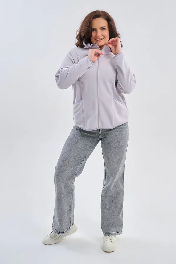 Толстовка 75011 НАТАЛИ, жемчужно-серый - фото 2
