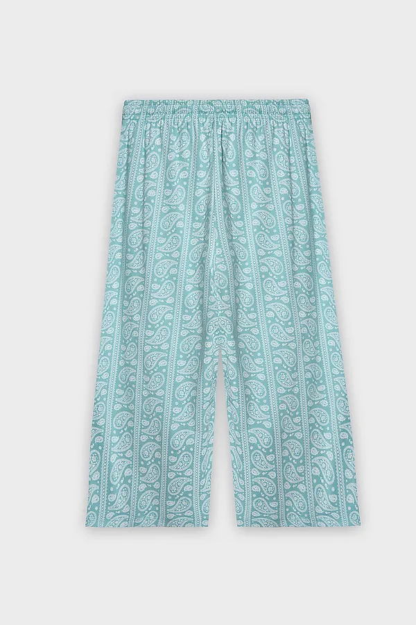Бриджи женские MARK FORMELLE, пейсли на бирюзовом - фото 2