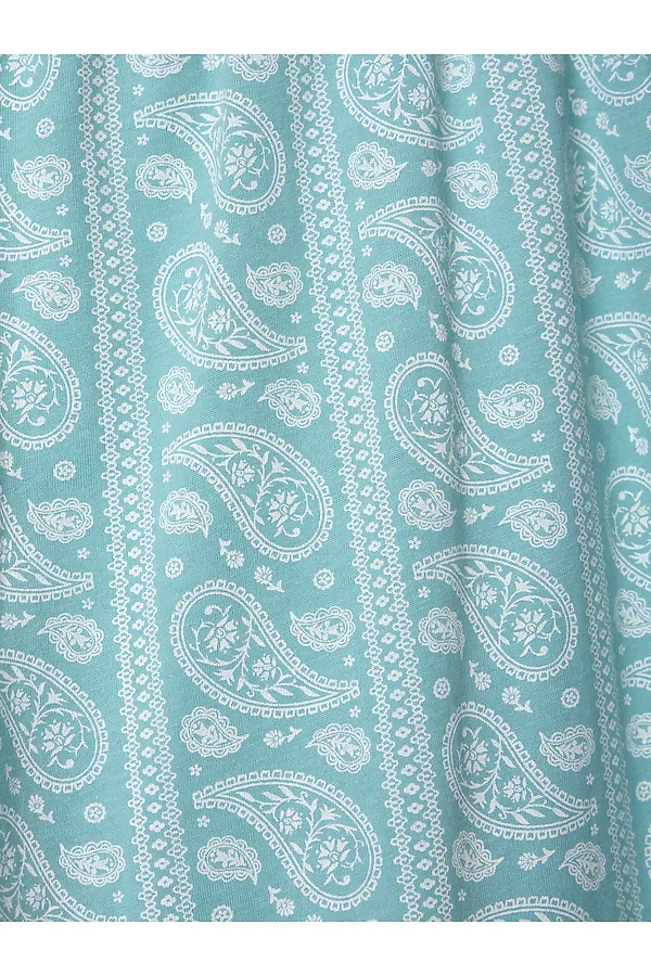 Бриджи женские MARK FORMELLE, пейсли на бирюзовом - фото 2