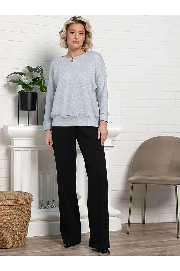 Джемпер трикотажный Претти LADY TAIGA, нежно-голубой - фото 2