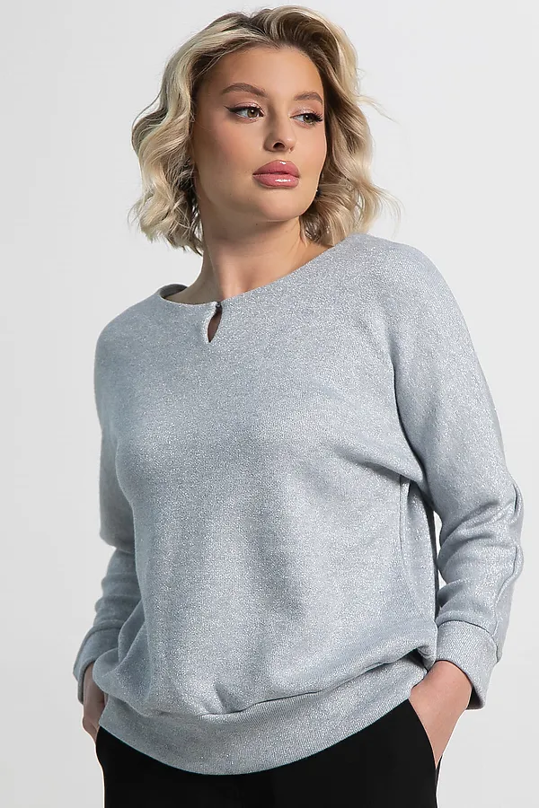 Джемпер трикотажный Претти LADY TAIGA, нежно-голубой - фото 2