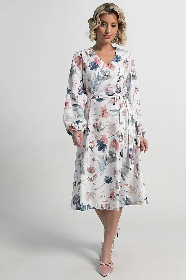 Платье Надежда LADY TAIGA, белое - фото 2