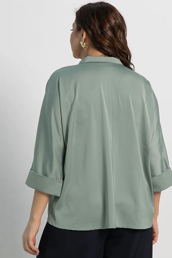 Блуза Серенада LADY TAIGA, фисташка - фото 2