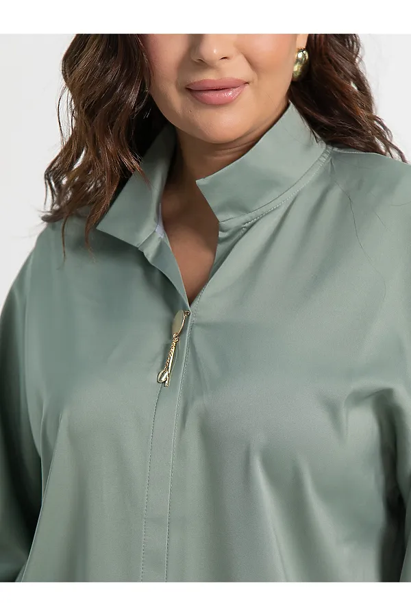 Блуза Серенада LADY TAIGA, фисташка - фото 2