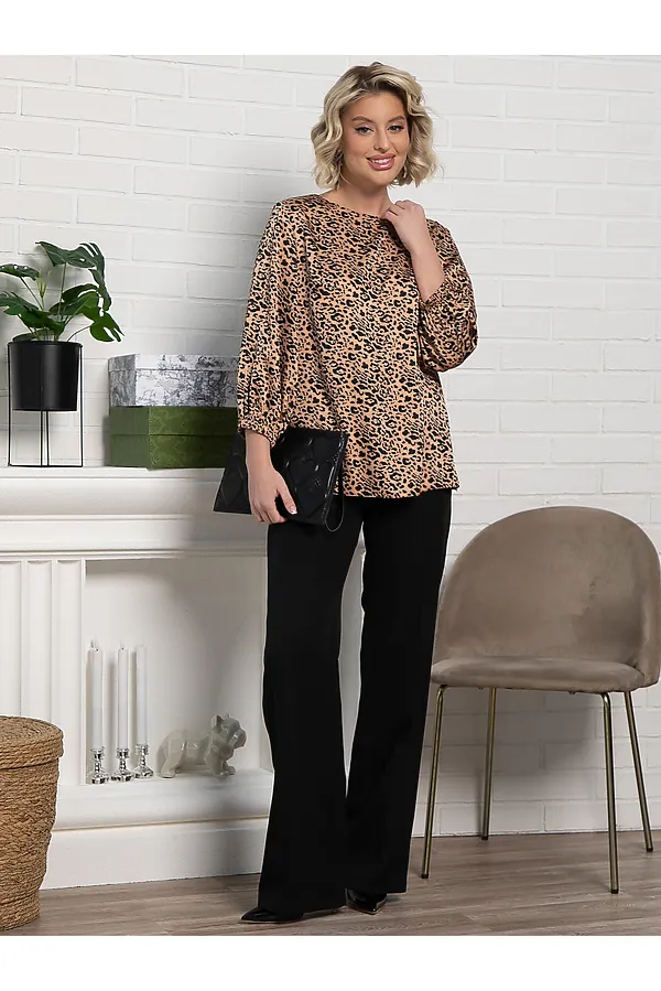 Блуза Прерия LADY TAIGA, коричневый - фото 2