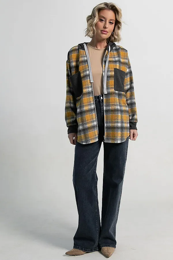 Рубашка Больше чем стиль НЬЮ LADY TAIGA, желтая - фото 2