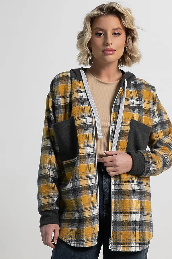 Рубашка Больше чем стиль НЬЮ LADY TAIGA, желтая - фото 2