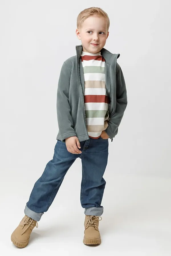 Толстовка CROCKID, зеленый - фото 2