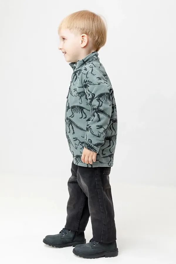 Толстовка CROCKID, зеленый - фото 2