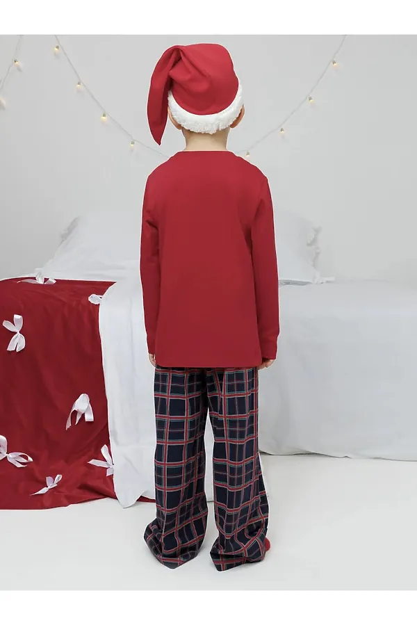 Пижама CROCKID, вишня - фото 2