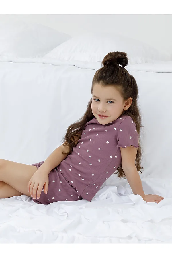 Пижама CROCKID, темная орхидея - фото 2